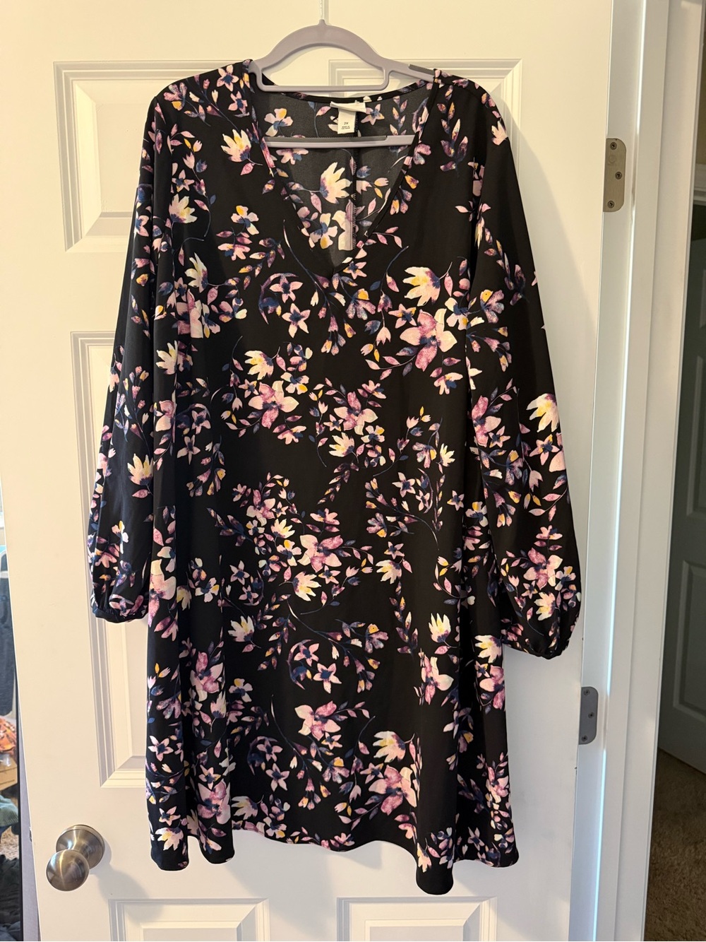 Ava & Viv Floral V-Neck Dress